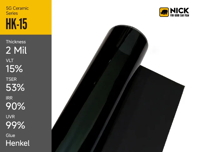 Pažangi keraminė automobilio langų plėvelė, užtikrinanti puikią apsaugą ir aiškumą